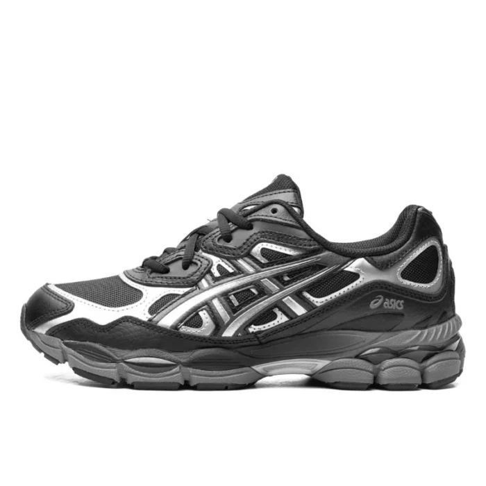 asics gel nyc black graphite grey